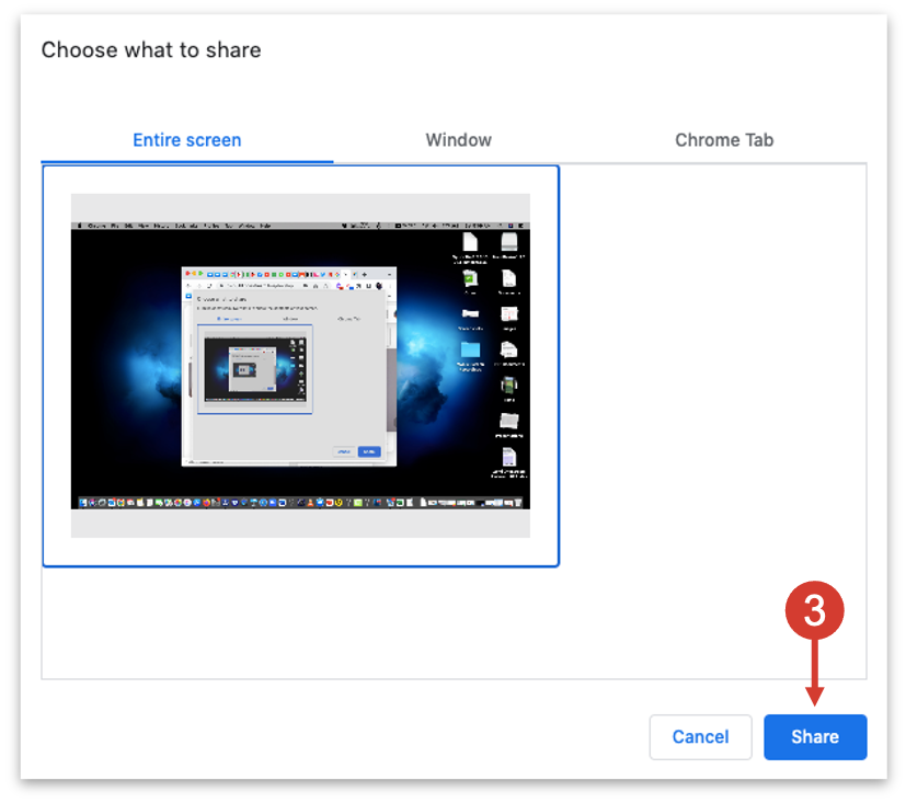 Screen Share with OneStream Studio