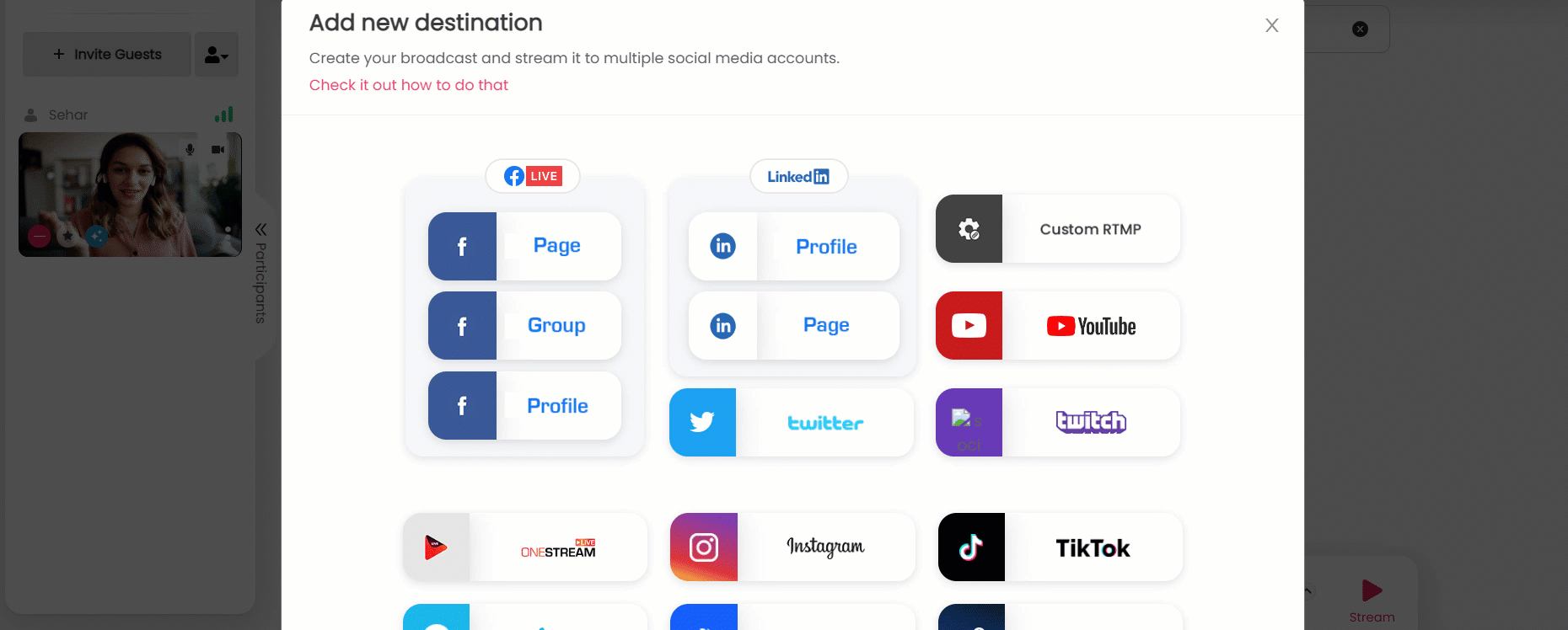 Select social and connect