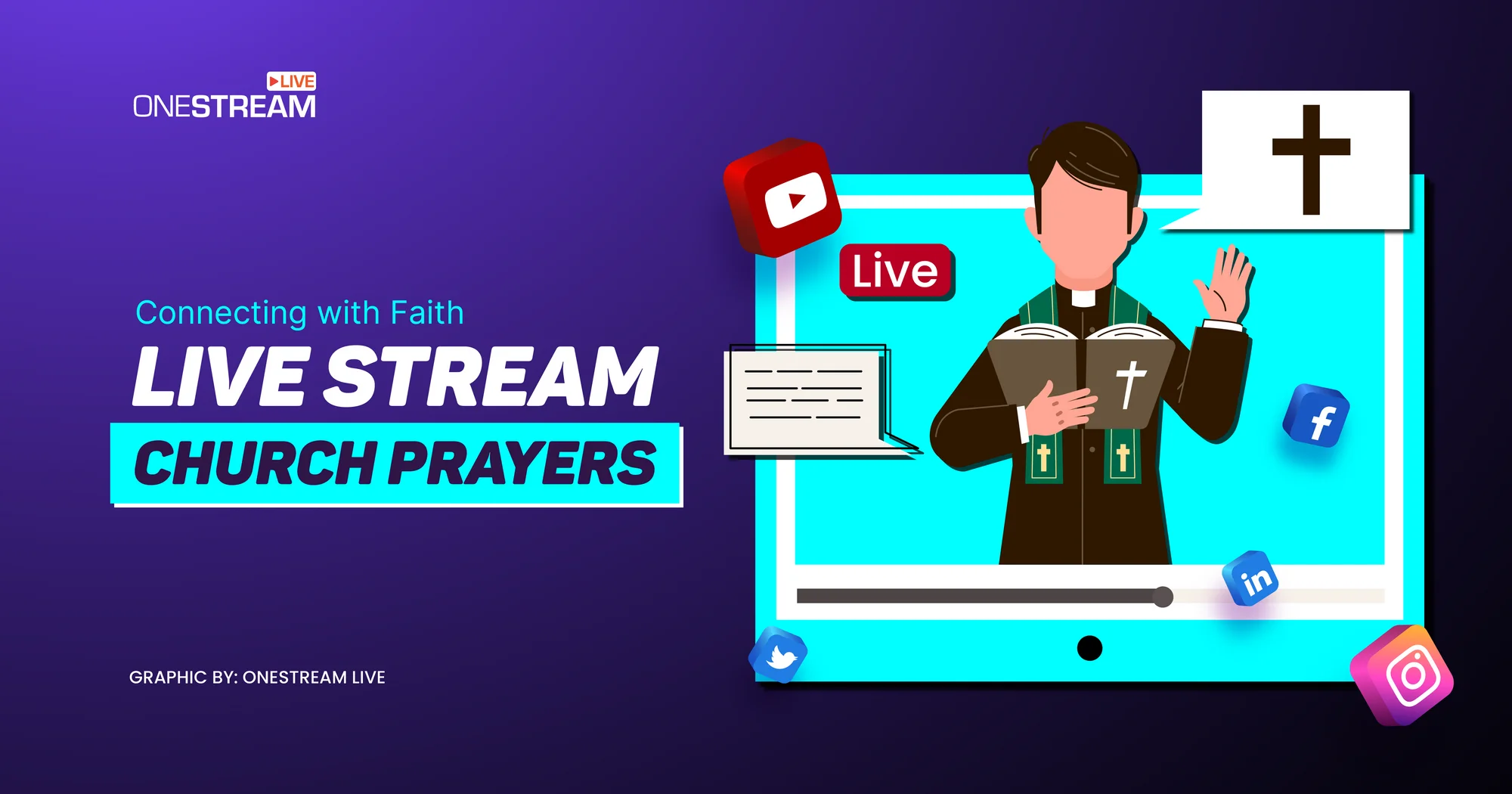 Live Streaming Church Prayers with OneStream Live: Best Guide