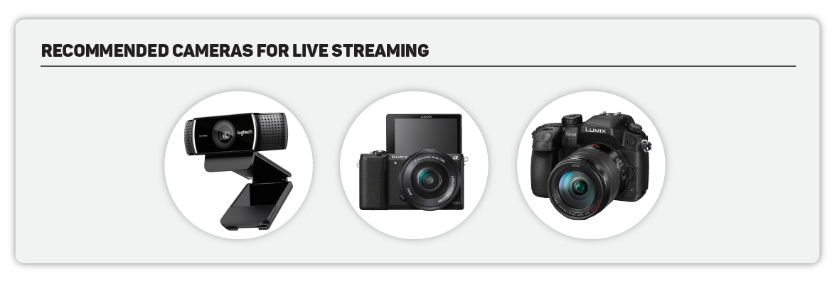 Recommended Cameras for Live Streaming