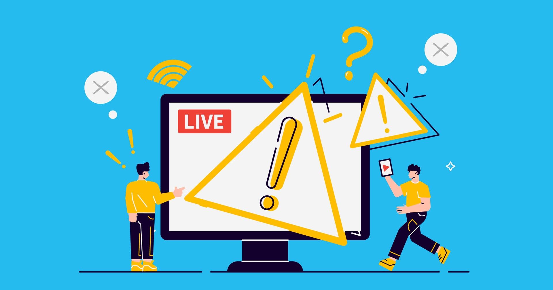 Top 6 live streaming mistakes and how to avoid them