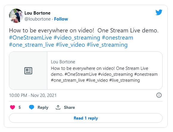 Alternatives for Live Streaming
