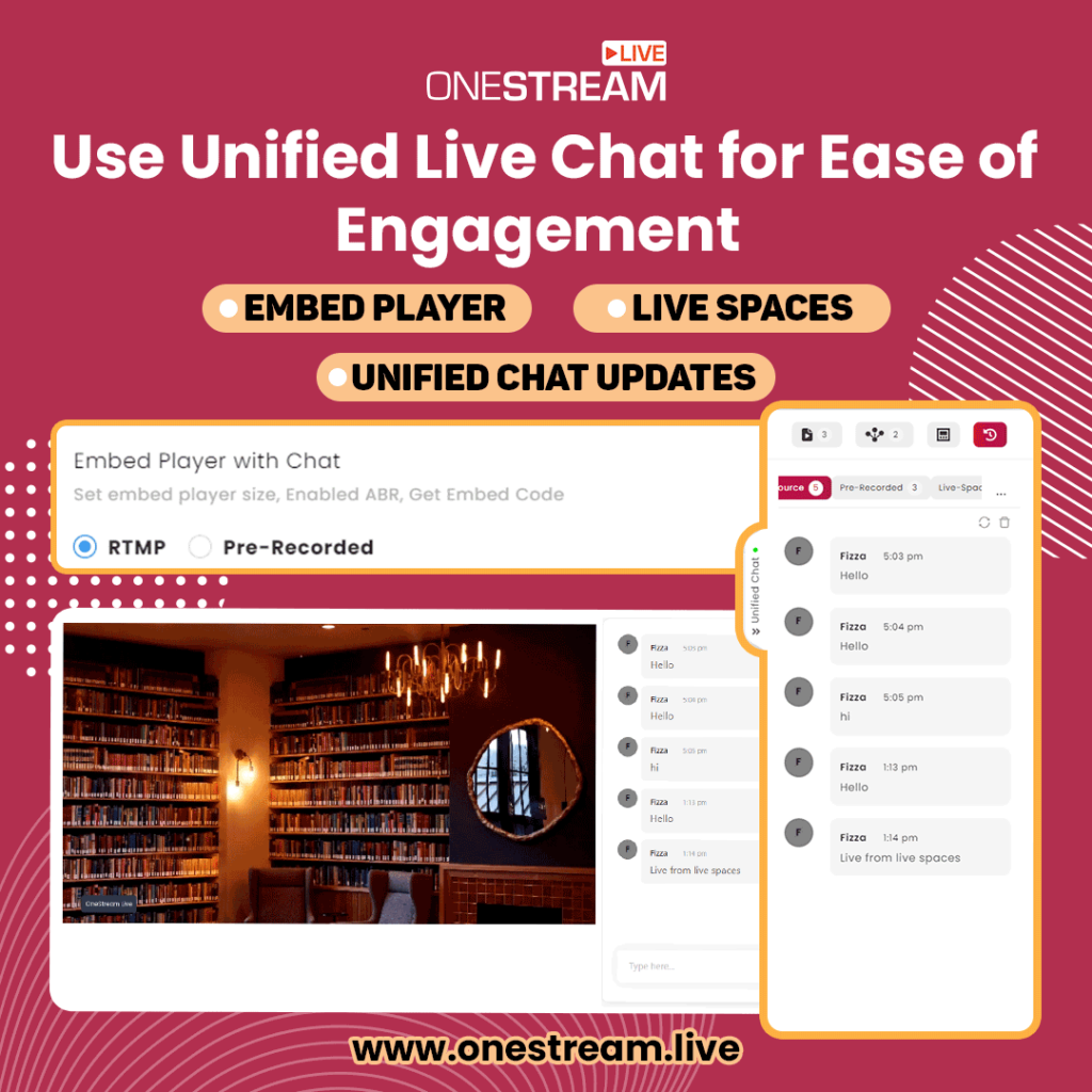 Live Chat for Ease of Engagement