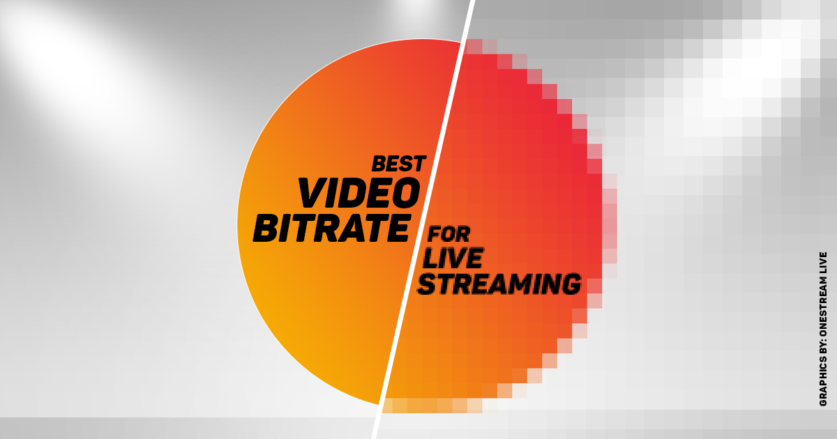 Video bitrate for live streaming