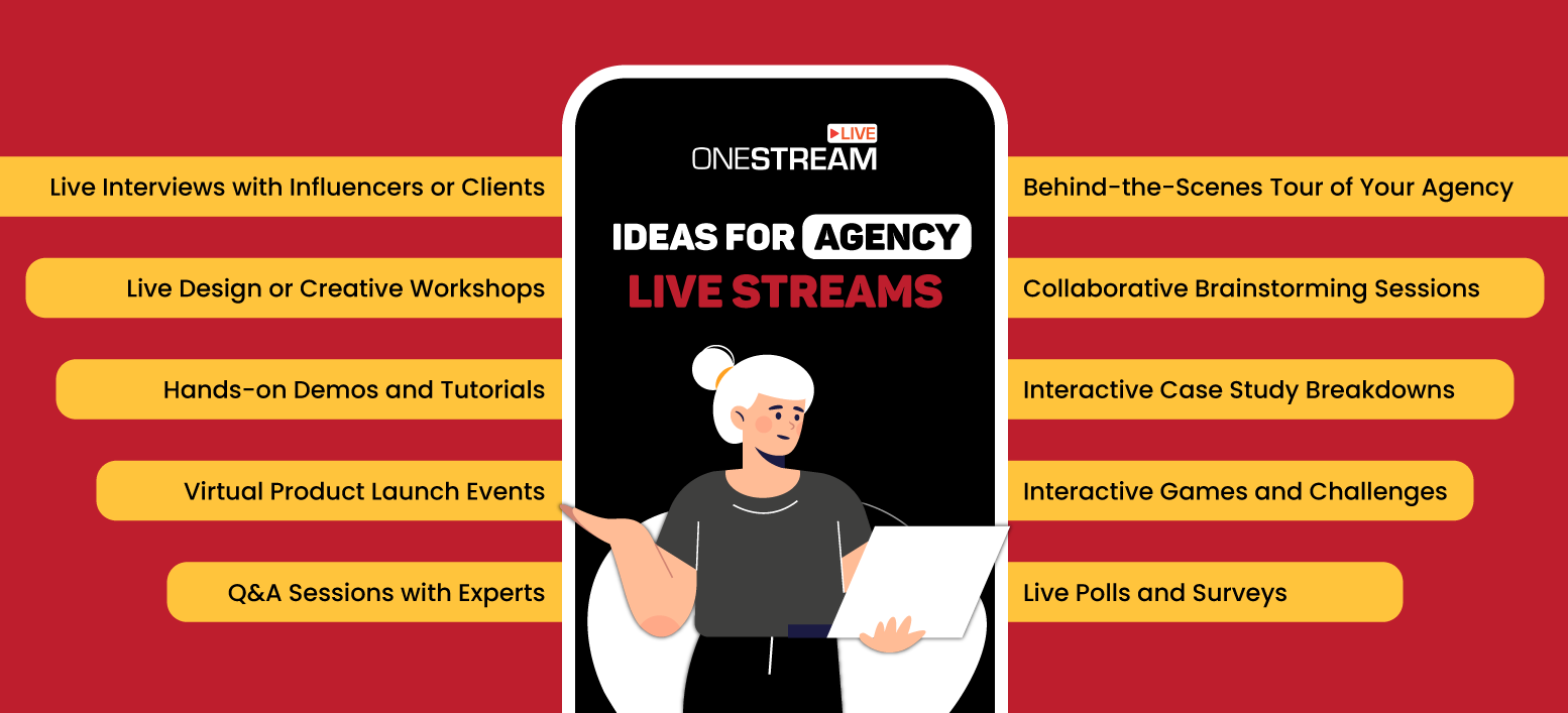 Ideas for Agency Live Streams