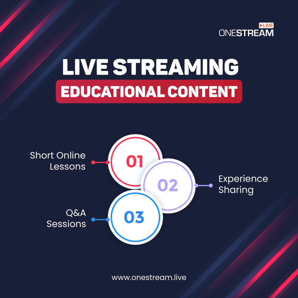 Educational live streaming