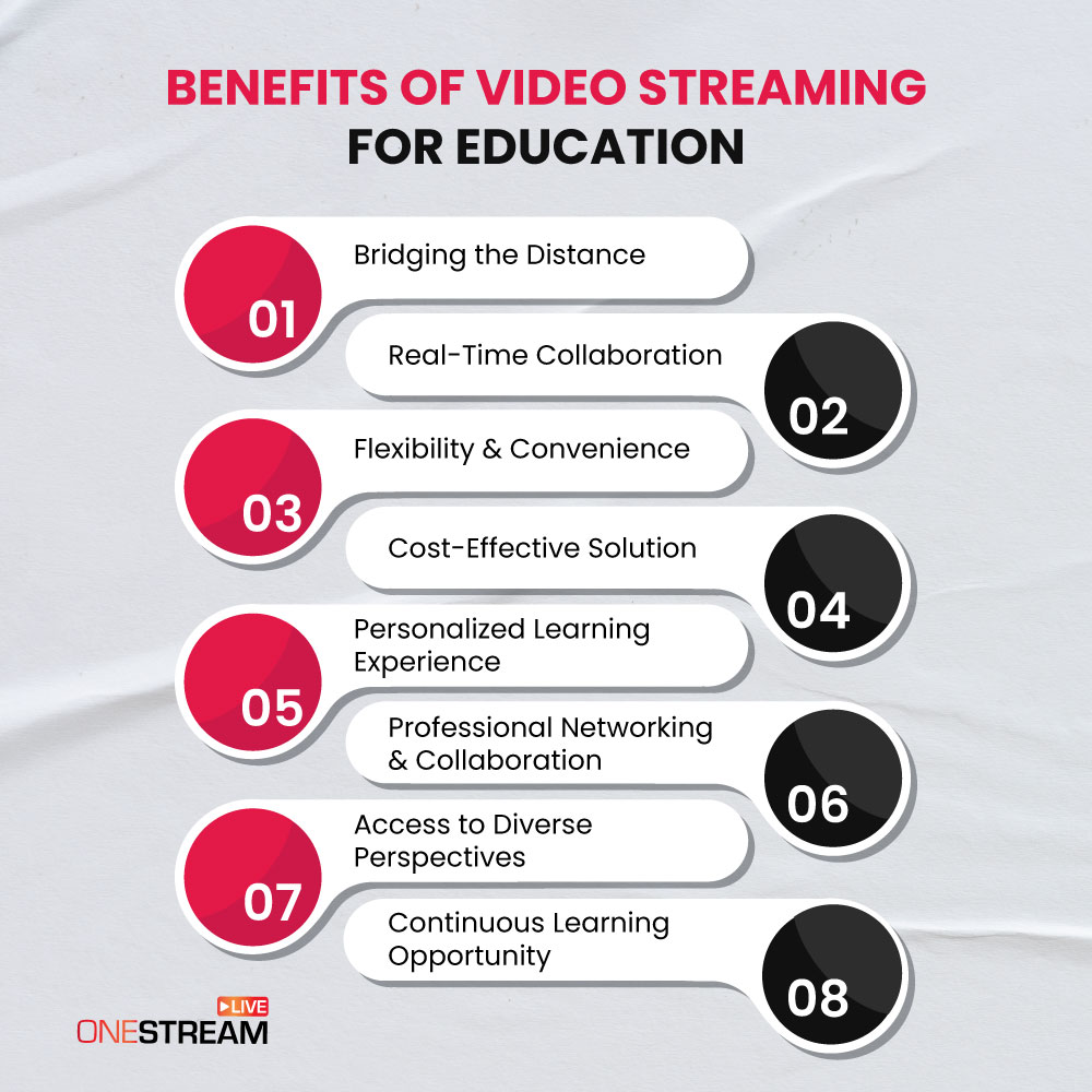 what are the benefits of educational streaming