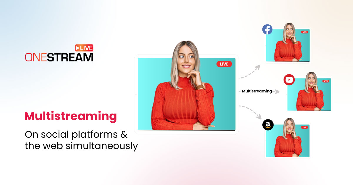 Multistream your real-time and recorded videos seamlessly