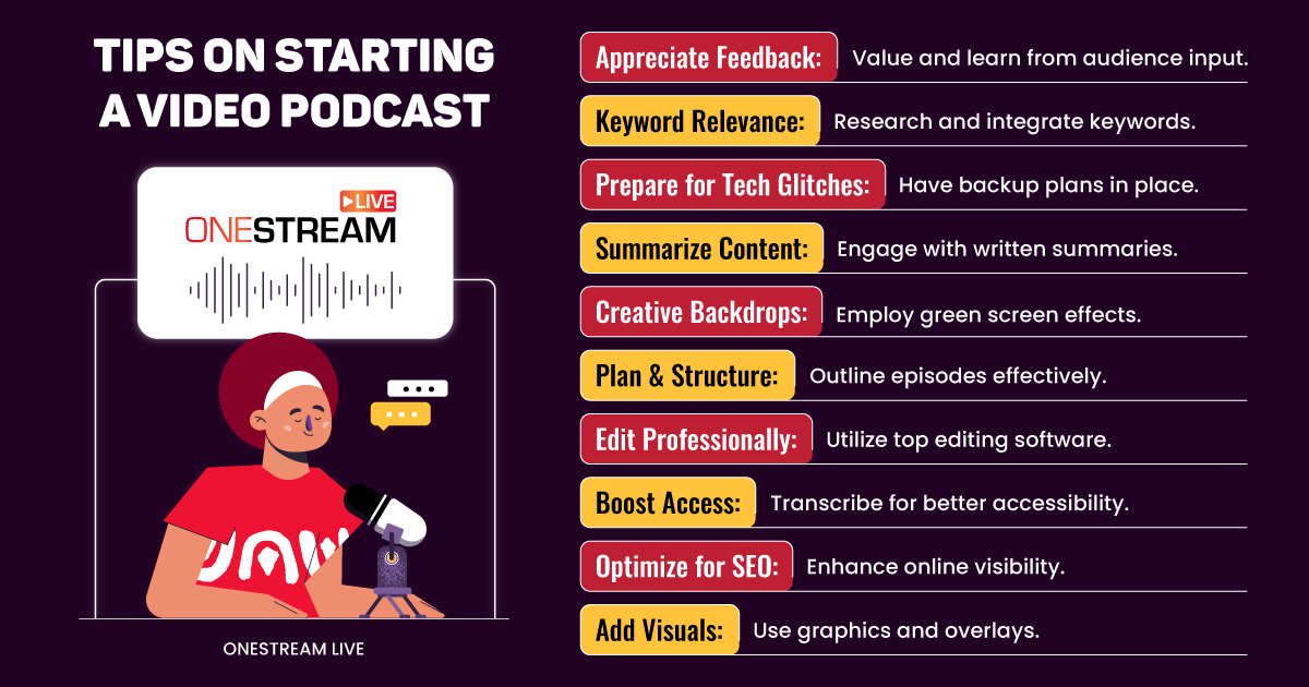 Tips for starting a video podcast