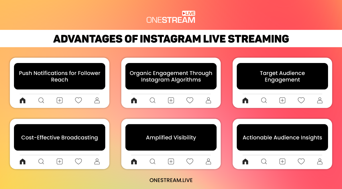 Advantages of Instagram Live
