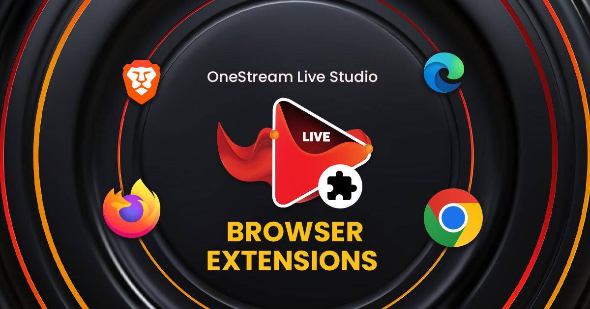 Live Studio Browser Extensions by OneStream Live
