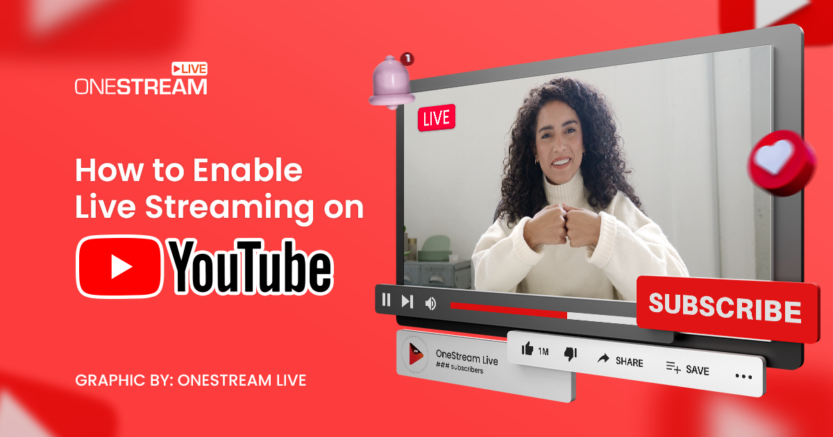 Enable live streaming on YouTube