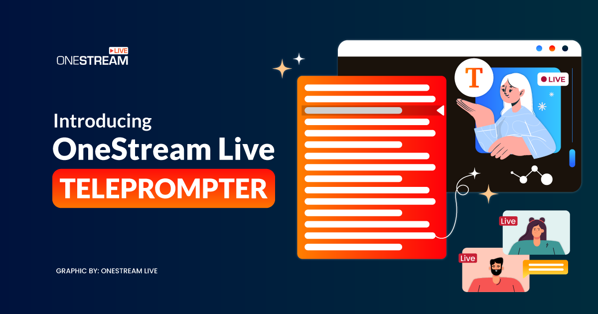 Teleprompter Online by OneStream Live