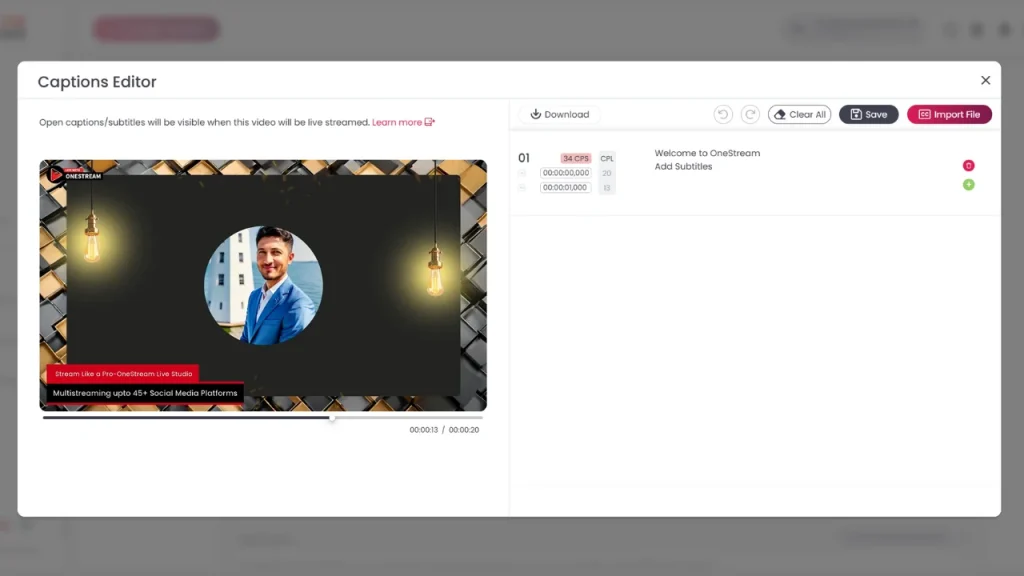 How to add Captions or Subtitles