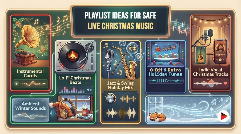 Playlist Ideas for Safe Live Christmas Music: