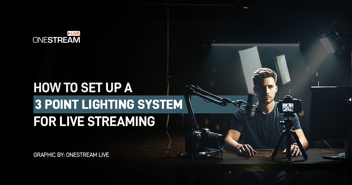 How to setup 3 point lighting system