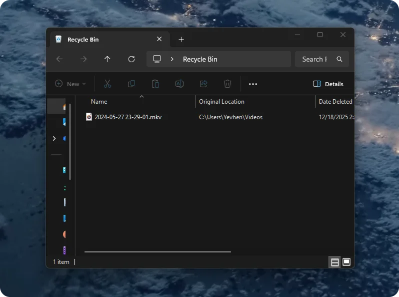 How to Recover Deleted Recordings from the Recycle Bin or Trash
