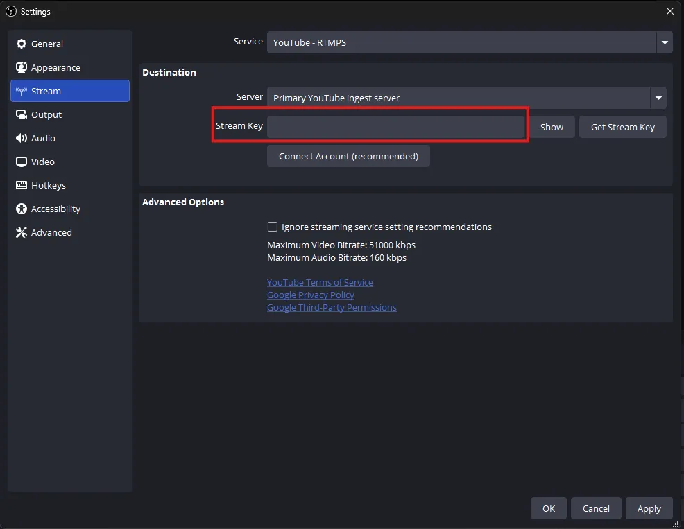 How to Stream on YouTube with OBS in 2026