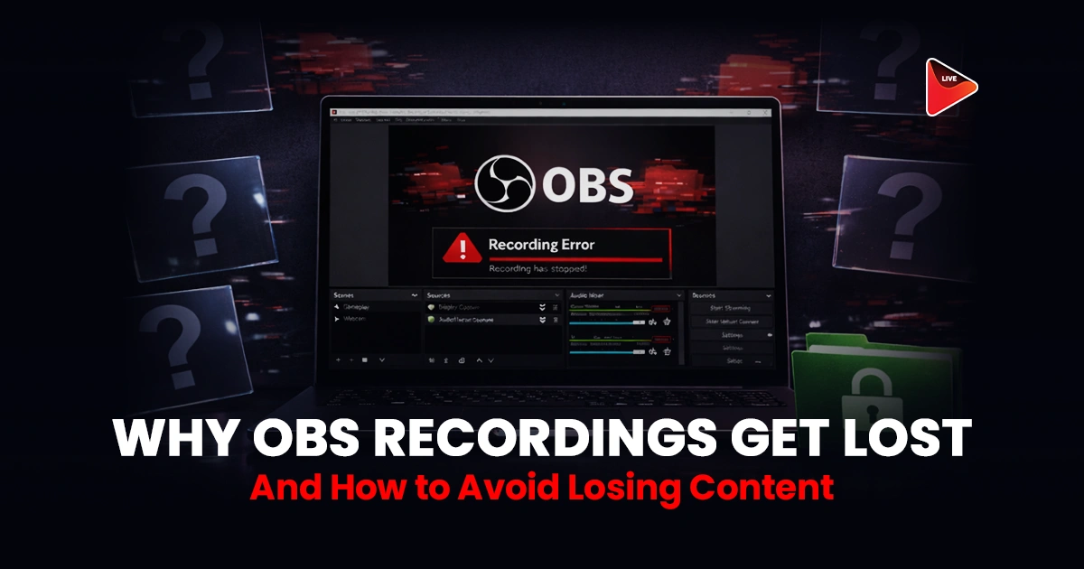 How to Recover OBS Recordings After Deletion, Crash, or Failed Save