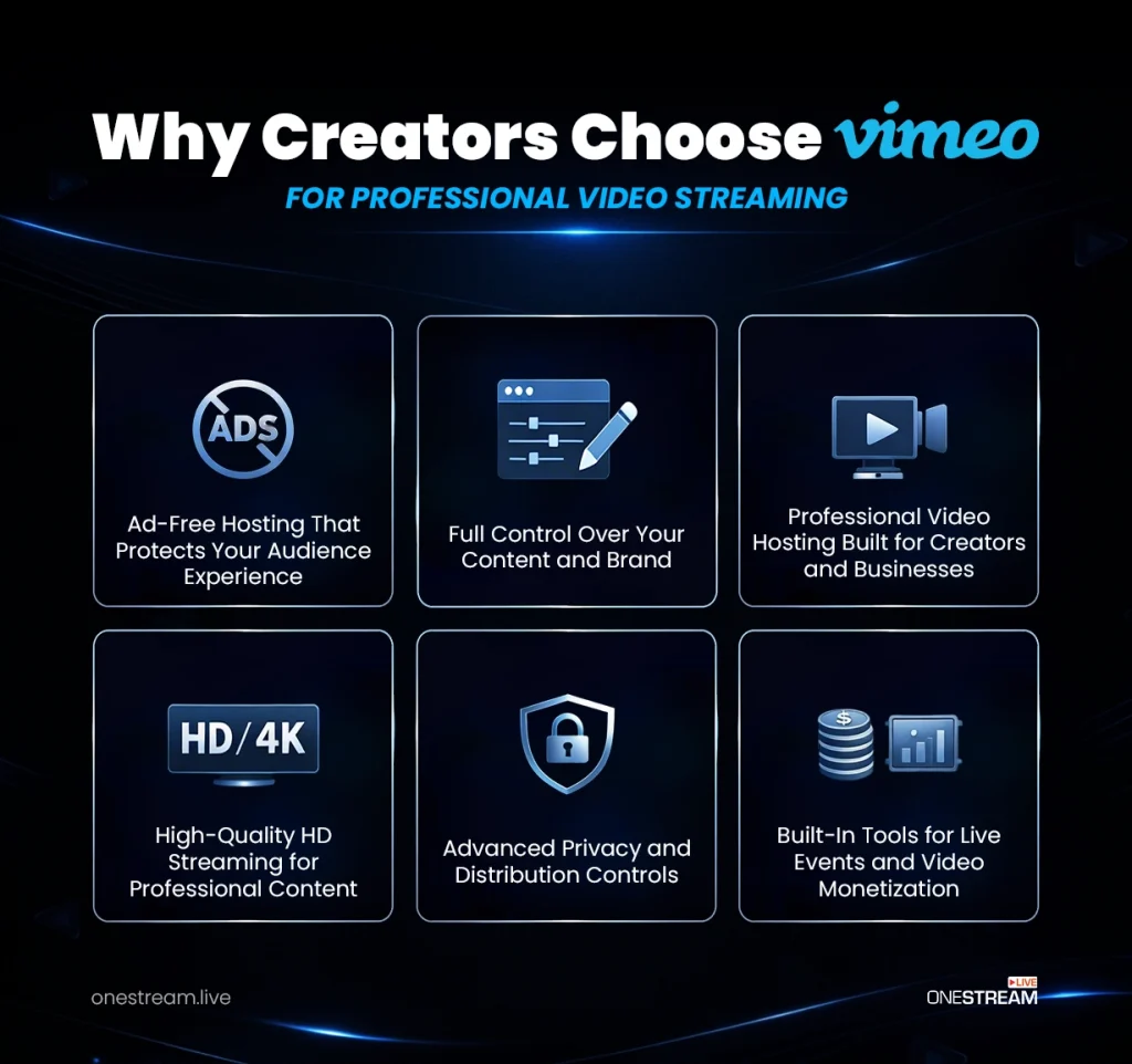 Benefits of Vimeo Streaming