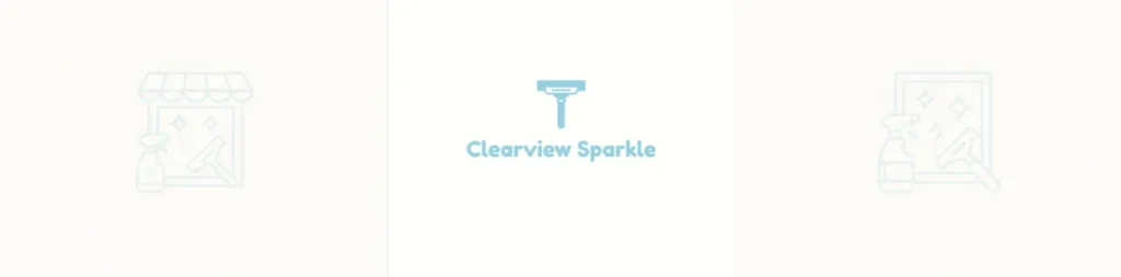 Clearview Sparkle logo made using Logopony