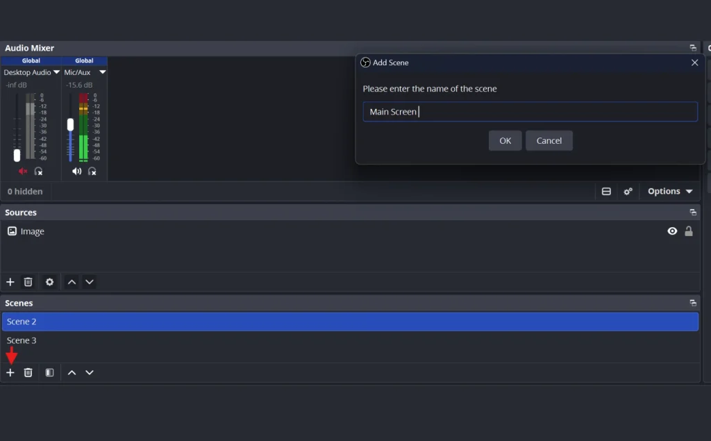 How to Create a New Scene in OBS Studio