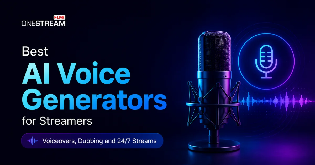 Best AI Voice Generators for Streamers in 2026