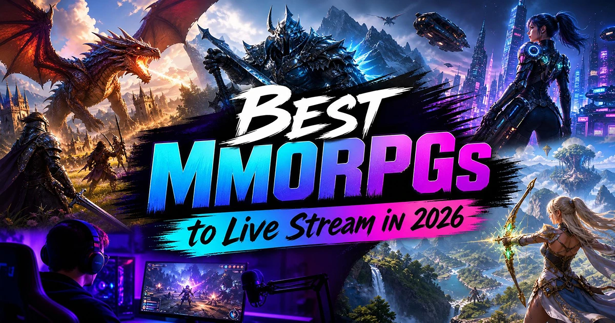 Best MMORPGs to Live Stream in 2026