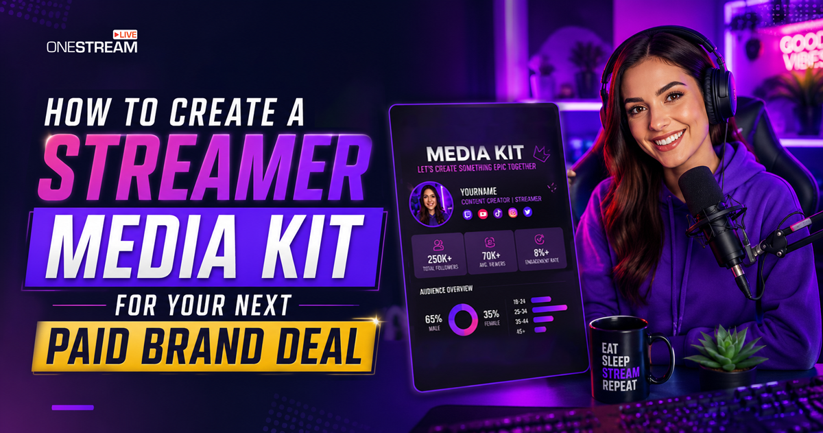 How to Create a Streamer Media Kit that Catches Brands